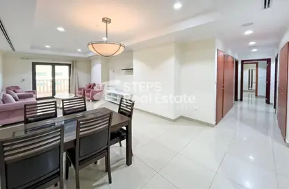 Apartment - 2 Bedrooms - 3 Bathrooms for rent in West Porto Drive - Porto Arabia - The Pearl Island - Doha