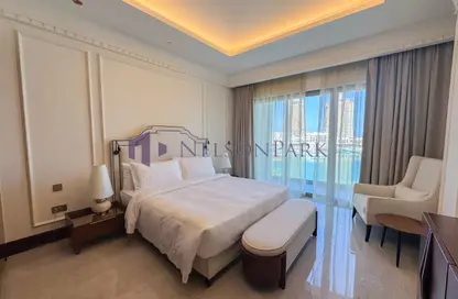 شقة - 2 غرف نوم - 4 حمامات للايجار في The St. Regis Marsa Arabia Island - Marsa Arabia - جزيرة اللؤلؤة - الدوحة