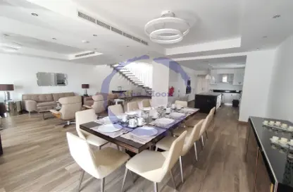 Living / Dining Room image for: Villa - 4 Bedrooms - 5 Bathrooms for rent in Lusail City - Lusail, Image 1