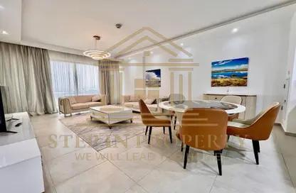 شقة - غرفة نوم - 2 حمامات للايجار في مرتفعات مارينا لوسيل - منطقة المارينا - الوسيل