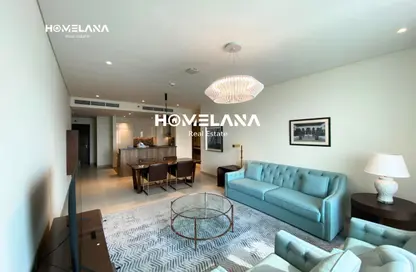 Apartment - 2 Bedrooms - 4 Bathrooms for rent in Lusail Marina Heights - Marina District - Lusail