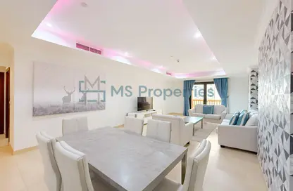 Apartment - 1 Bedroom - 2 Bathrooms for rent in West Porto Drive - Porto Arabia - The Pearl Island - Doha
