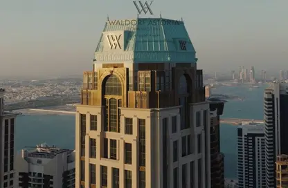 شقق فندقية - 1 حمام للايجار في والدورف أستوريا ويست باي - الخليج الغربي - الدوحة