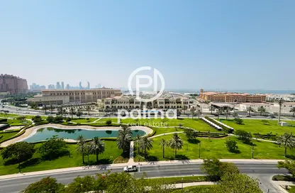 شقة - غرفة نوم - 2 حمامات للايجار في فيفا غرب - فيفا بحرية - جزيرة اللؤلؤة - الدوحة