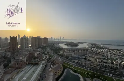 Apartment - 1 Bedroom - 2 Bathrooms for rent in Viva West - Viva Bahriyah - The Pearl Island - Doha