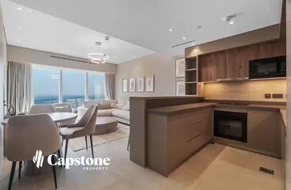 شقة - غرفة نوم - 1 حمام للايجار في فيلات وست باي - الخليج الجنوبي - الخليج الغربي - الدوحة