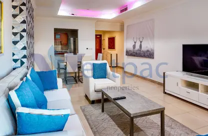 Apartment - 1 Bedroom - 2 Bathrooms for rent in East Porto Drive - Porto Arabia - The Pearl Island - Doha