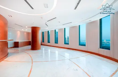 Office Space - Studio - 4 Bathrooms for rent in Al Baraha Tower - Marina District - Lusail