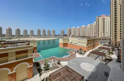 Apartment - 1 Bedroom - 2 Bathrooms for rent in Al Mutahidah Tower - Viva Bahriyah - The Pearl Island - Doha