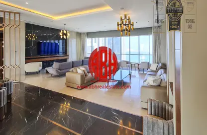 Penthouse - 5 Bedrooms - 6 Bathrooms for rent in Golden Bay Tower - West Bay - West Bay - Doha