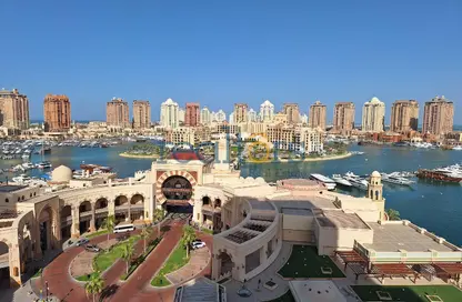 شقة - 3 غرف نوم - 3 حمامات للايجار في بوابة المارينا - بورتو أرابيا - جزيرة اللؤلؤة - الدوحة