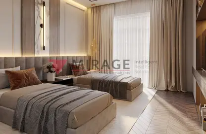 Room / Bedroom image for: Apartment - 2 Bedrooms - 3 Bathrooms for sale in Marina Tower 07 - Marina District - Lusail, Image 1