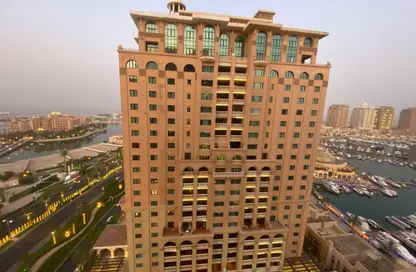 Apartment - 1 Bedroom - 2 Bathrooms for rent in East Porto Drive - Porto Arabia - The Pearl Island - Doha
