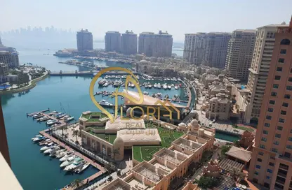 Apartment - 3 Bedrooms - 4 Bathrooms for rent in West Porto Drive - Porto Arabia - The Pearl Island - Doha