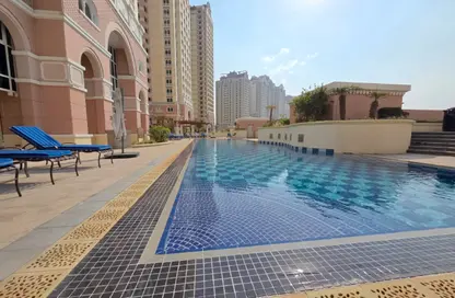 Apartment - 2 Bedrooms - 3 Bathrooms for rent in Viva East - Viva Bahriyah - The Pearl Island - Doha
