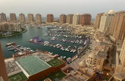 Apartment - 1 Bedroom - 2 Bathrooms for rent in East Porto Drive - Porto Arabia - The Pearl Island - Doha