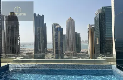 Pool image for: Apartment - 3 Bedrooms - 4 Bathrooms for rent in City Center Towers - West Bay - Doha, Image 1