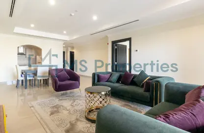 Apartment - 1 Bedroom - 2 Bathrooms for rent in East Porto Drive - Porto Arabia - The Pearl Island - Doha