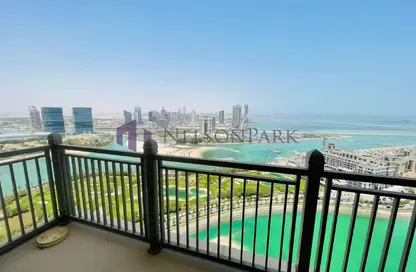 شقة - 2 غرف نوم - 4 حمامات للايجار في ابراج باي - منطقة الأبراج - جزيرة اللؤلؤة - الدوحة