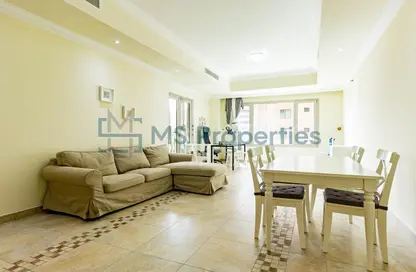 Apartment - 2 Bedrooms - 3 Bathrooms for rent in West Porto Drive - Porto Arabia - The Pearl Island - Doha