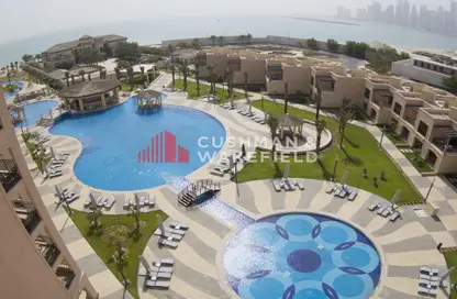 شقة - 2 غرف نوم - 2 حمامات للايجار في الخليج الجنوبي - الخليج الغربي - الدوحة