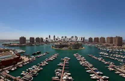 Apartment - 2 Bedrooms - 3 Bathrooms for rent in Marina Gate - Porto Arabia - The Pearl Island - Doha