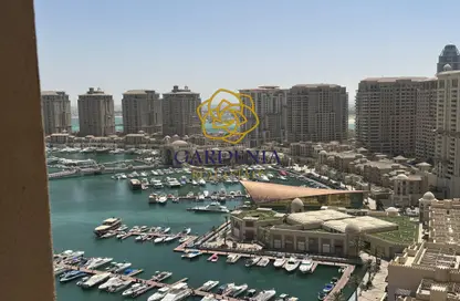 Apartment - 1 Bedroom - 2 Bathrooms for rent in Tower 14 - Porto Arabia - The Pearl Island - Doha