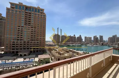 Apartment - 1 Bedroom - 2 Bathrooms for rent in West Porto Drive - Porto Arabia - The Pearl Island - Doha