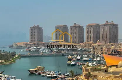 Apartment - 1 Bedroom - 2 Bathrooms for rent in East Porto Drive - Porto Arabia - The Pearl Island - Doha