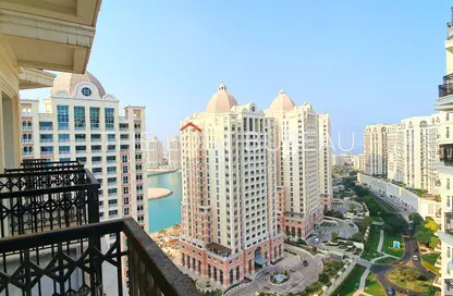 شقة - 2 غرف نوم - 3 حمامات للايجار في حدائق فلورستا - حدائق فلورستا - جزيرة اللؤلؤة - الدوحة