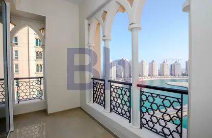 صورة لـ شرفة شقة - 2 غرف نوم - 3 حمامات للايجار في فيفا سنترال - فيفا بحرية - جزيرة اللؤلؤة - الدوحة ، صورة رقم 1