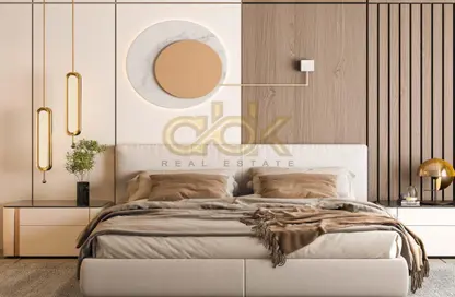 Room / Bedroom image for: Apartment - 1 Bathroom for sale in Milan - Fox Hills - Fox Hills - Lusail, Image 1