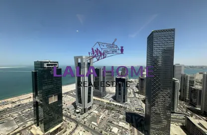 شقة - 2 غرف نوم - 3 حمامات للايجار في برج وست باي - الخليج الجنوبي - الخليج الغربي - الدوحة