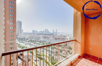 Apartment - 1 Bedroom - 2 Bathrooms for rent in West Porto Drive - Porto Arabia - The Pearl Island - Doha