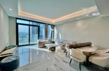 Apartment - 1 Bedroom - 2 Bathrooms for rent in Lusail Marina Heights - Marina District - Lusail