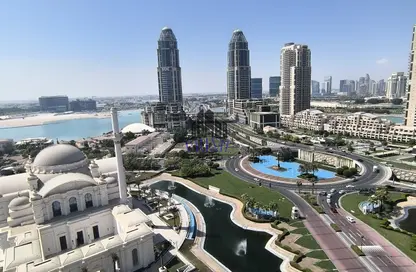 شقة - 3 غرف نوم - 4 حمامات للايجار في بياتزا العربية - بورتو أرابيا - جزيرة اللؤلؤة - الدوحة