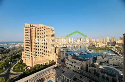 شقة - 2 غرف نوم - 3 حمامات للايجار في (برج 7 ( برج فيراري - بورتو أرابيا - جزيرة اللؤلؤة - الدوحة