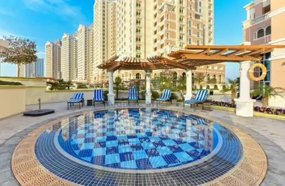 Apartment - 2 Bedrooms - 2 Bathrooms for rent in Viva West - Viva Bahriyah - The Pearl Island - Doha