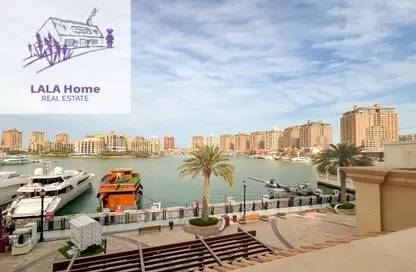 تاون هاوس - غرفة نوم - 2 حمامات للايجار في طريق بورتو الشرقي - بورتو أرابيا - جزيرة اللؤلؤة - الدوحة