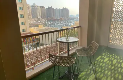 Apartment - 1 Bedroom - 2 Bathrooms for sale in West Porto Drive - Porto Arabia - The Pearl Island - Doha