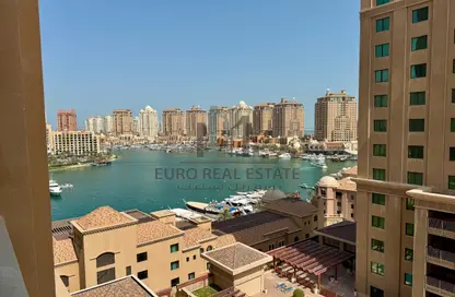 Apartment - 1 Bedroom - 2 Bathrooms for rent in East Porto Drive - Porto Arabia - The Pearl Island - Doha