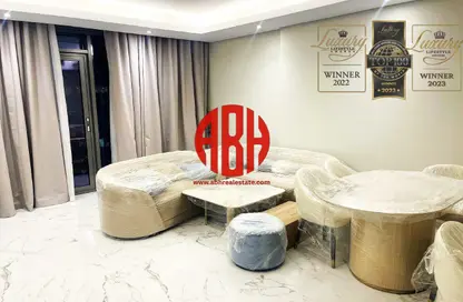 Apartment - 1 Bedroom - 2 Bathrooms for rent in Lusail Marina Heights - Marina District - Lusail Apartment - 1 Bedroom - 2 Bathrooms for rent in Lusail Marina Heights - Marina District - Lusail