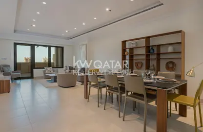 Apartment - 2 Bedrooms - 3 Bathrooms for rent in West Porto Drive - Porto Arabia - The Pearl Island - Doha