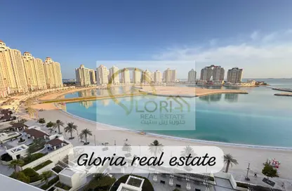 Apartment - 2 Bedrooms - 4 Bathrooms for sale in Viva Central - Viva Bahriyah - The Pearl Island - Doha