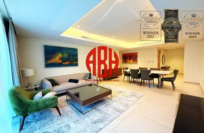 شقة - 2 غرف نوم - 3 حمامات للايجار في ابراج باي - منطقة الأبراج - جزيرة اللؤلؤة - الدوحة