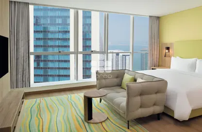 Apartment - Studio - 1 Bathroom for rent in Al Qassar Office Tower - Central Business District - West Bay - Doha