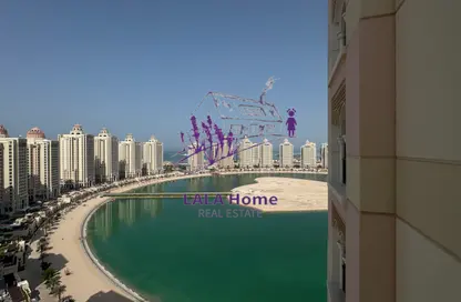 Apartment - 2 Bedrooms - 3 Bathrooms for rent in Viva West - Viva Bahriyah - The Pearl Island - Doha