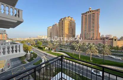 Apartment - 1 Bedroom - 2 Bathrooms for rent in Mercato - Qanat Quartier - The Pearl Island - Doha