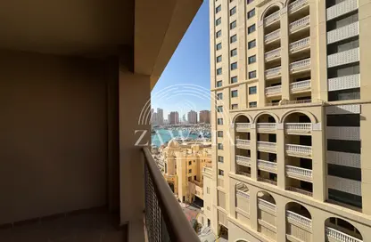شقة - غرفة نوم - 2 حمامات للايجار في طريق بورتو الغربي - بورتو أرابيا - جزيرة اللؤلؤة - الدوحة