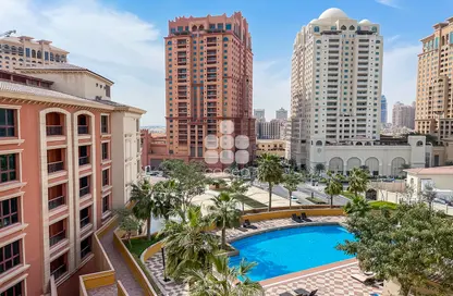 Pool image for: Apartment - 1 Bedroom - 2 Bathrooms for rent in Medina Centrale - Medina Centrale - The Pearl Island - Doha, Image 1